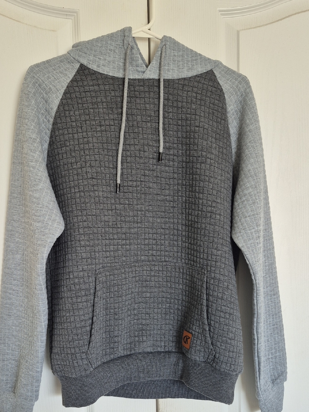 Calvin Klein Two-Tone Gray Crewneck Hoodie Sweater